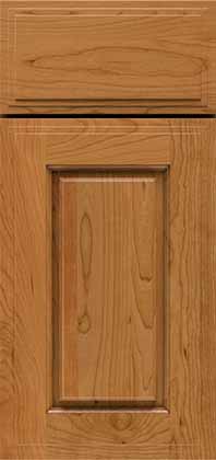 Danville Door Cherry Species with Cinnamon Stain